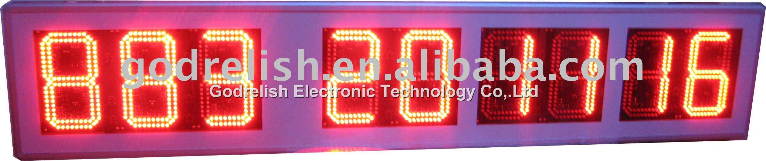 large led countdown clock