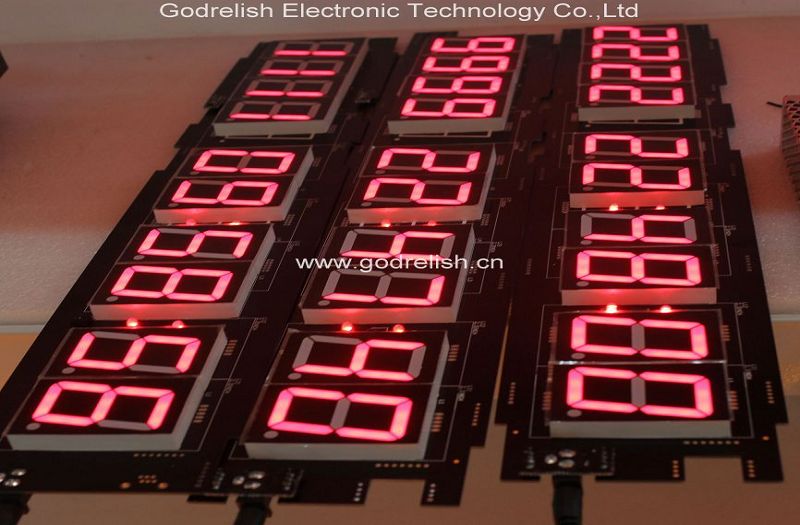 led countdown timer clock