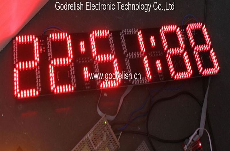 digital wall clock