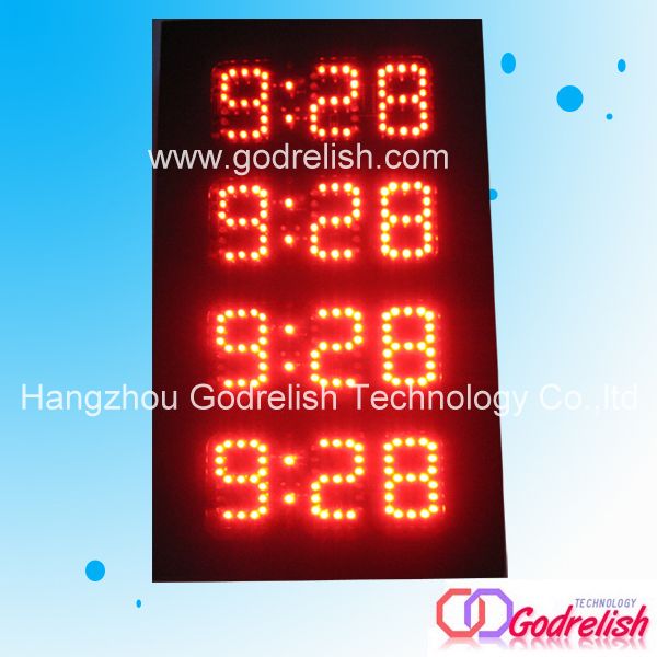 led gas price display