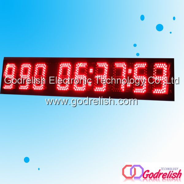 Large digital timer display