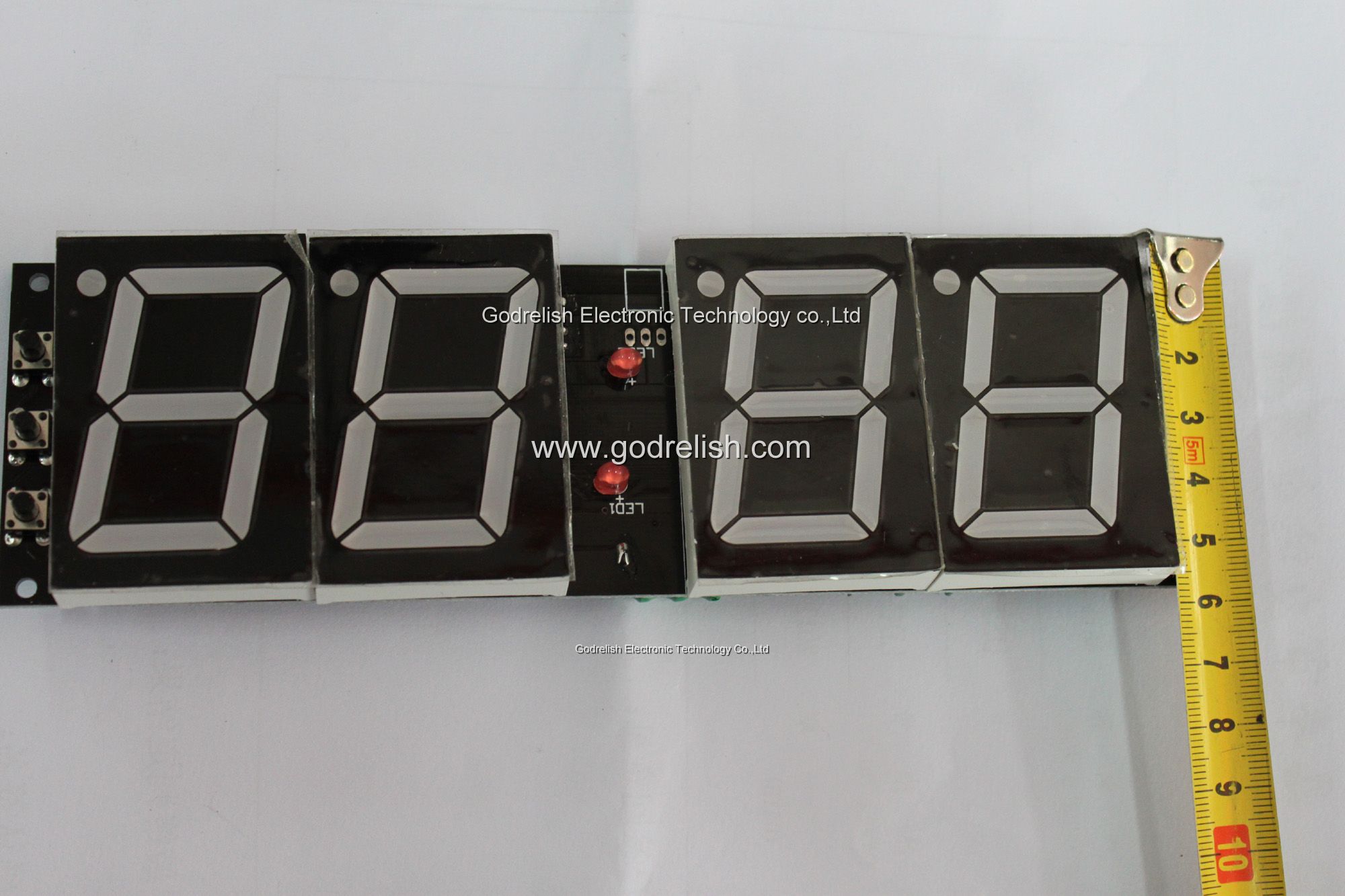 bus led clock