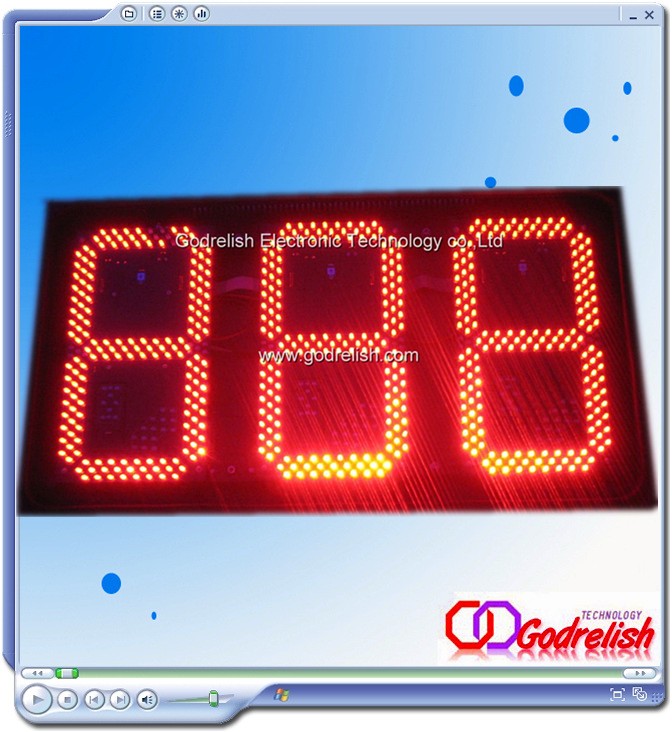 outdoor 12inch 999 days led countdown clock timer