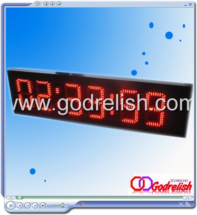 outdoor led clock