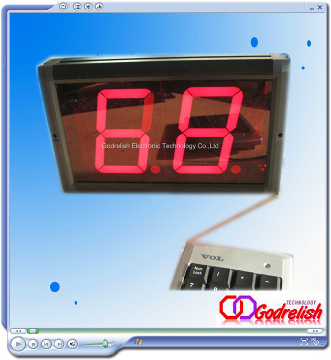 2 digital led counter wit keyboard