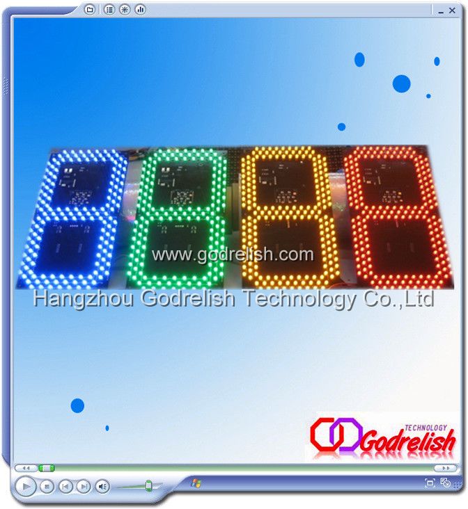 4 color gas price led display