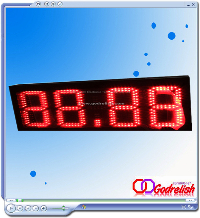 88.88 gas price led display