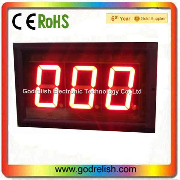 indoor 3 inch 3 digital led timer