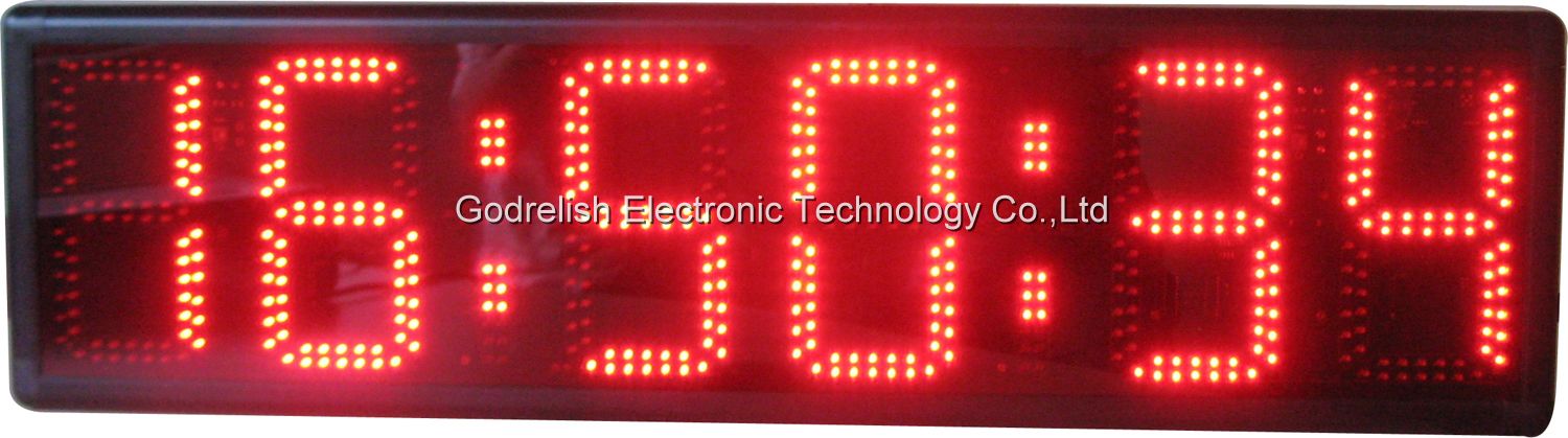 indoor led red color timer