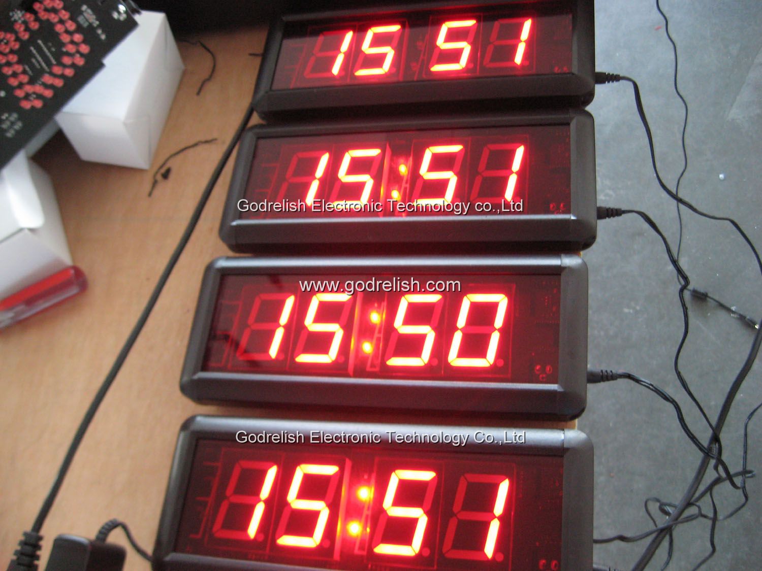 1.8 inch   4 digital countdown led timer