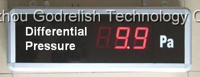 3Digits 2.3inch 88.8 Differential Pressure transmitter with led display panel